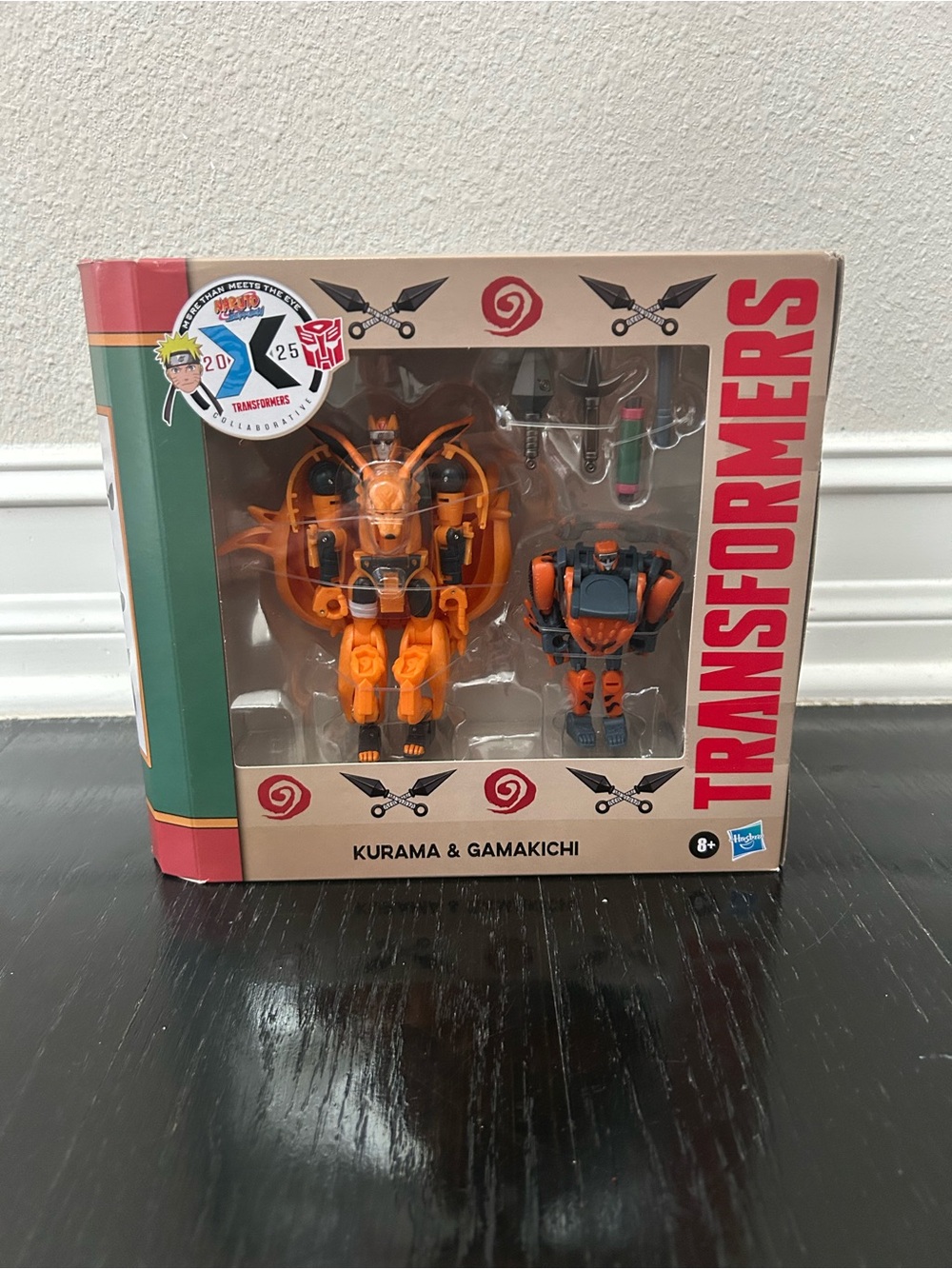 Transformers Collaborative Naruto Shippuden, Kurama & Gamakichi action figures